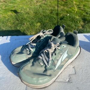 Altra Lone Peak Women's Olive Running Shoes Ripstop Zero Drop Sneakers SZ 8